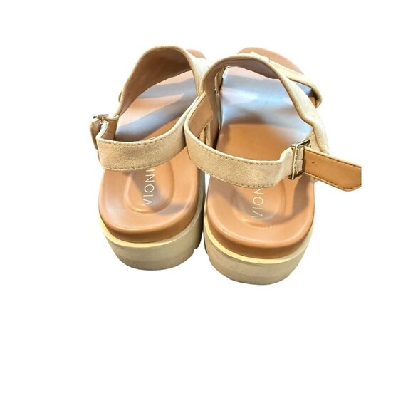 Vionic Womens Platform Sandals Alondra Lug Metallic comfort sandals size 11 - Picture 5 of 9